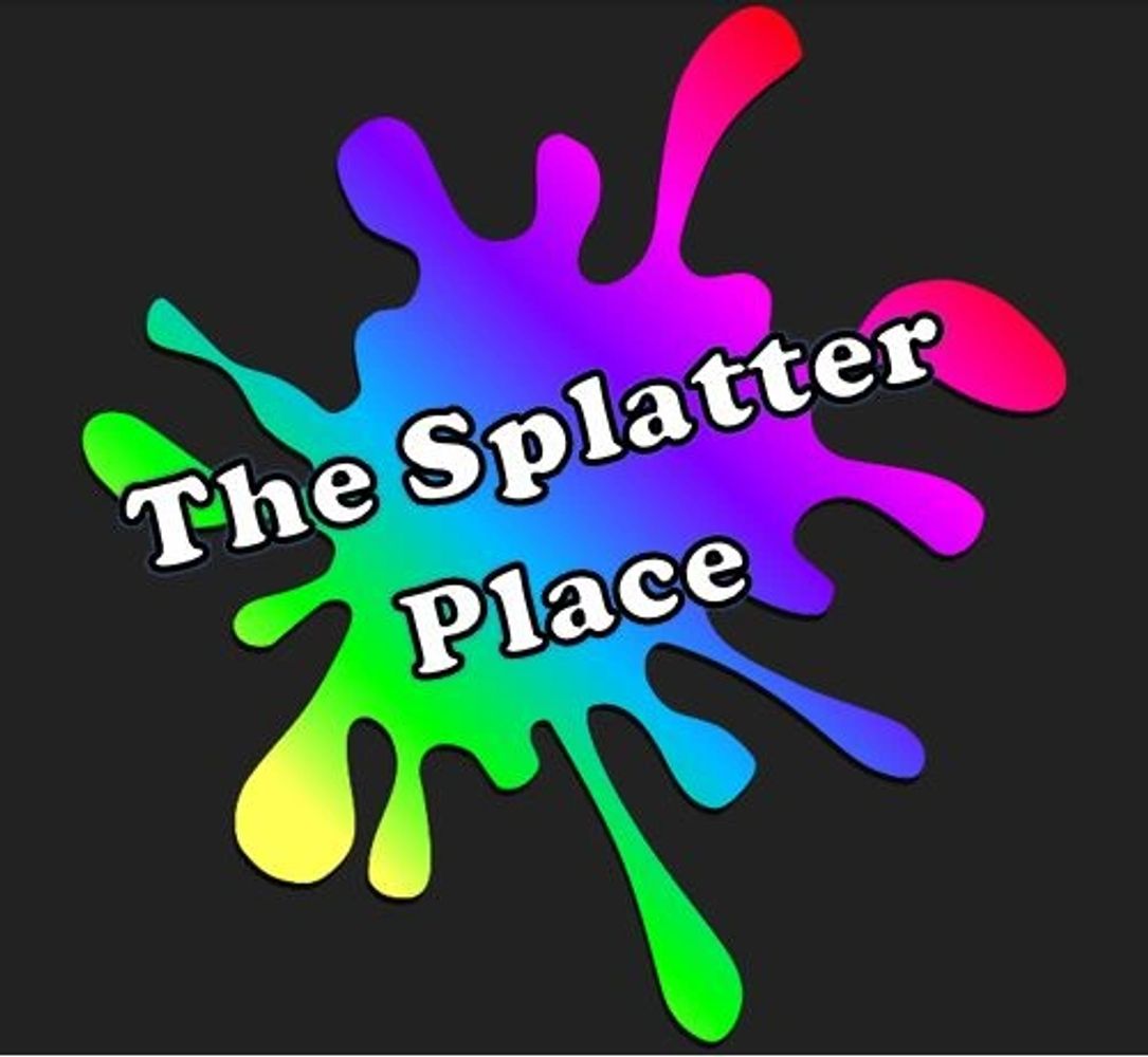 The Splatter Place Splatter Painting, Black Light